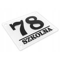Tablice adresowe i numery na dom