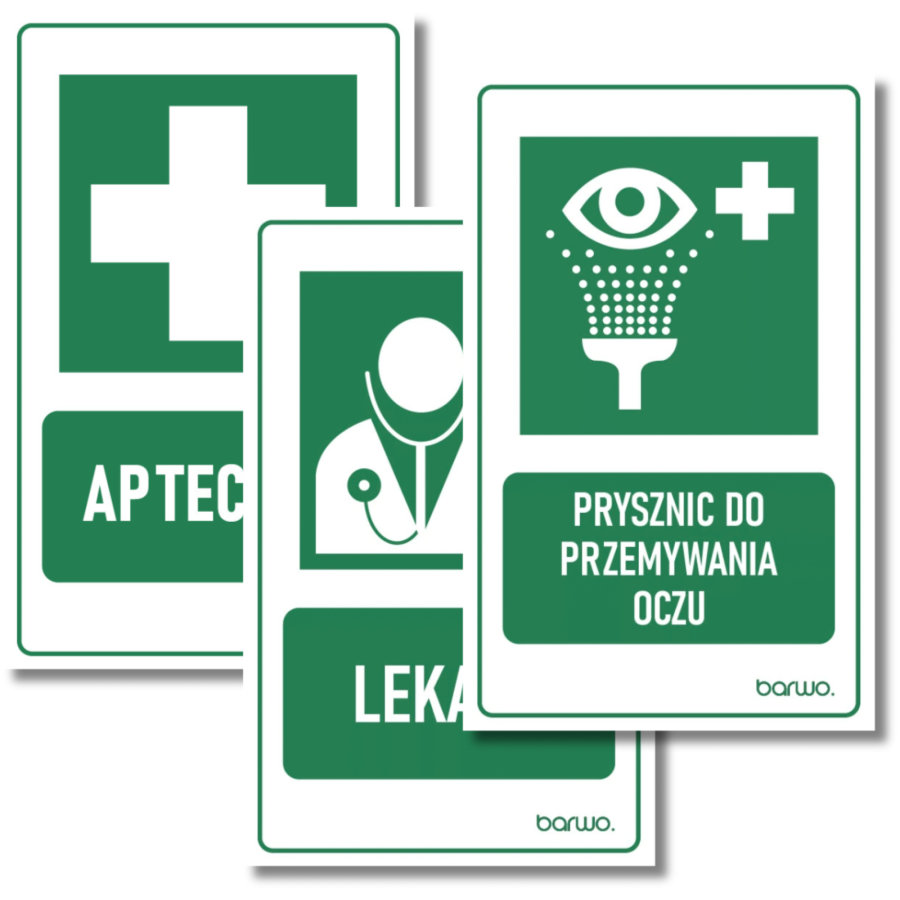 Znaki BHP informacyjne