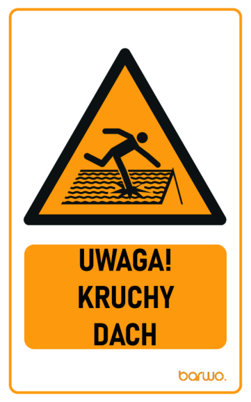 Tabliczka ostrzegawcza z piktogramem 