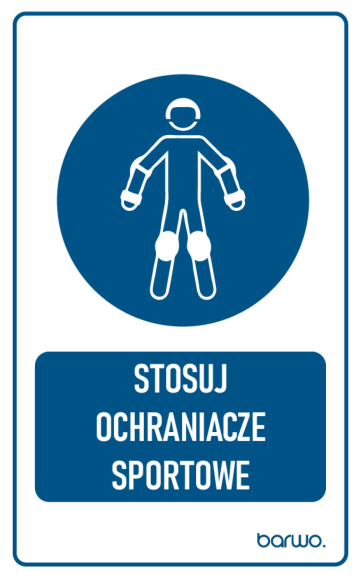 Tabliczka BHP nakazu z piktogramem 